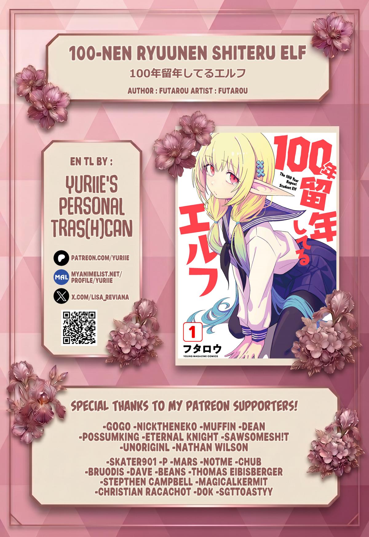 100-nen Ryuunen Shiteru Elf Chapter 8 page 1 - 