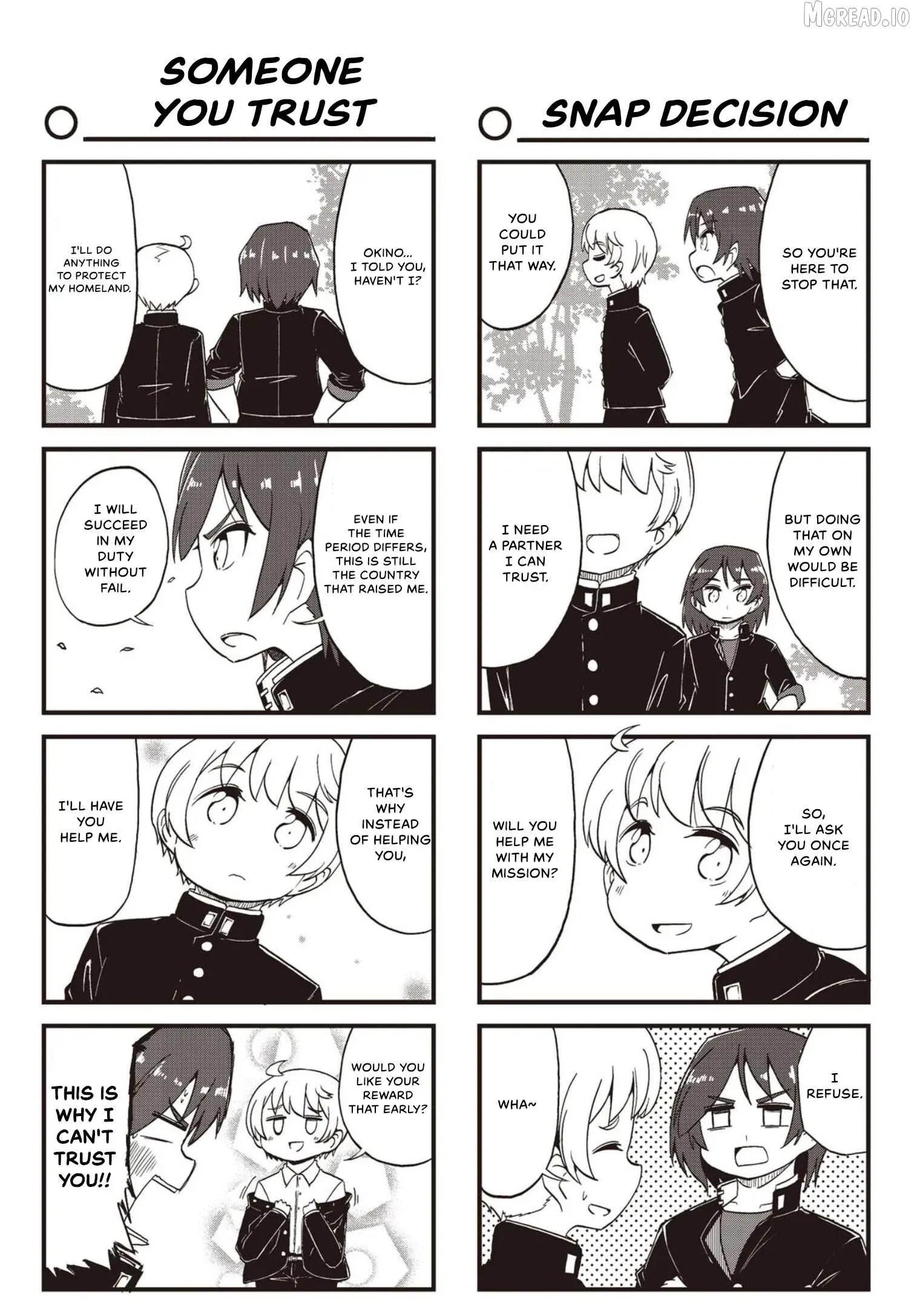 4-Koma 13 Sentinels: Aegis Rim - This Is Sector X Chapter 24 page 9 - 