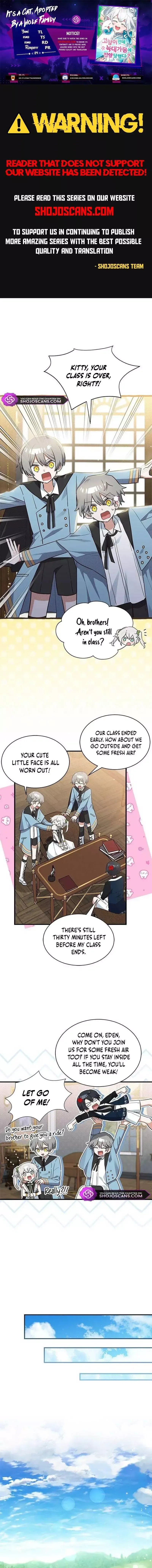  It's a Cat, Adopted by a Wolf Family? Chapter 24 page 1 - 