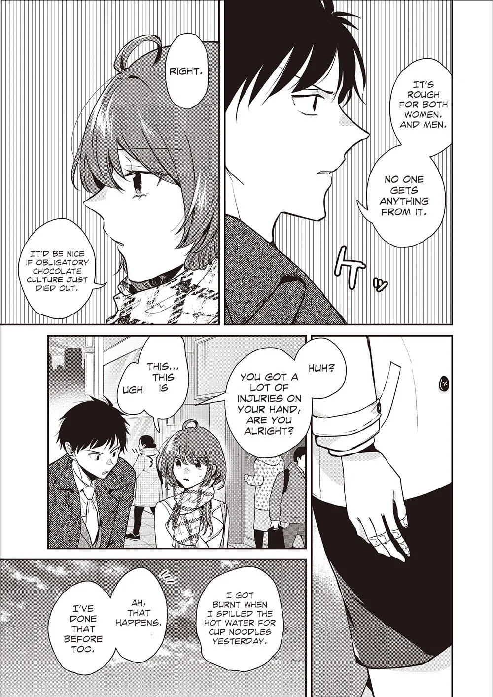 A Man and a Woman Who Hate Obligatory Chocolates (Serialized) Chapter 1 page 7 - 