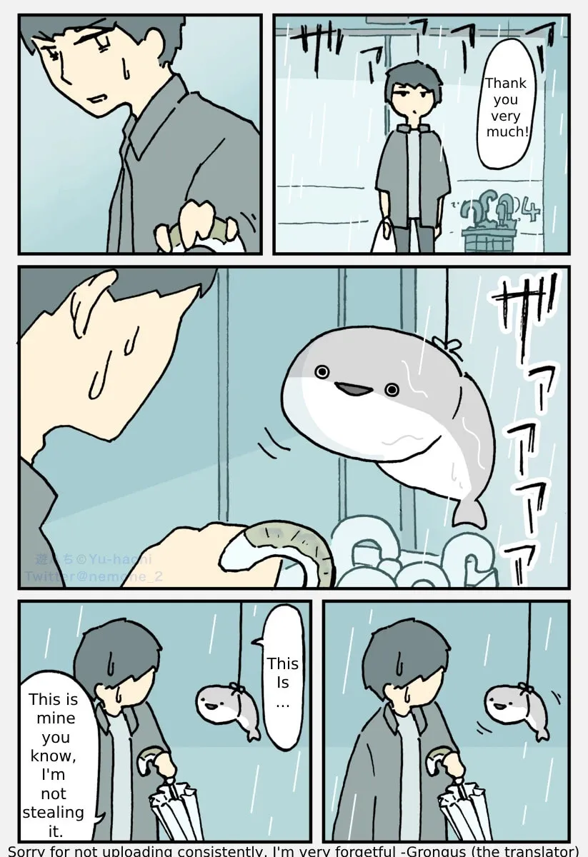 A Mysterious Fish Tending to the Store. (Colored) Chapter 2 page 1 - 