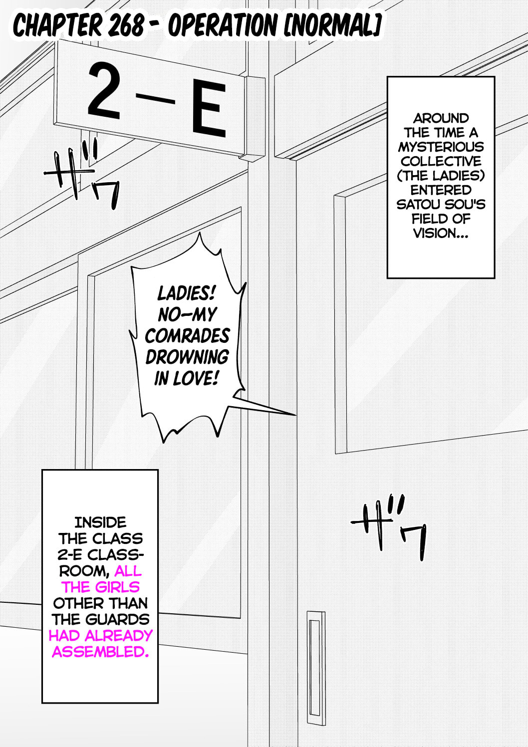 A Parallel World With a 1:39 Male to Female Ratio Is Unexpectedly Normal (Colored) Chapter 268 page 1 - 
