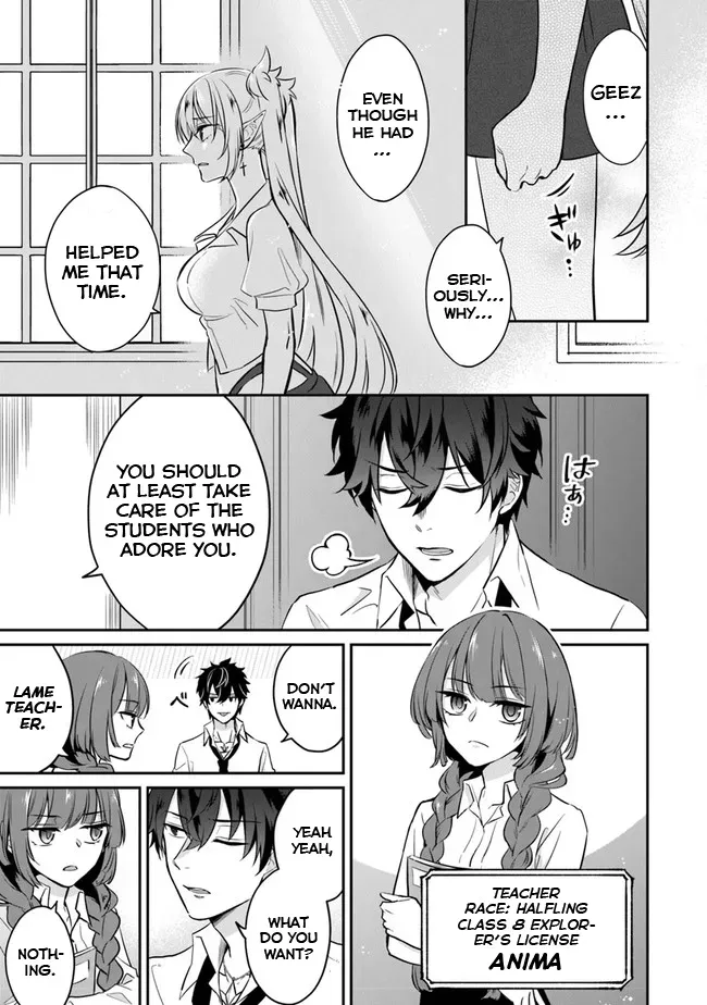 A Teacher by Negative Example in the Adventure School Chapter 1 page 30 - 