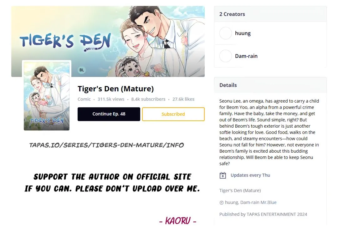 A Tiger's Den Chapter 67 page 91 - 