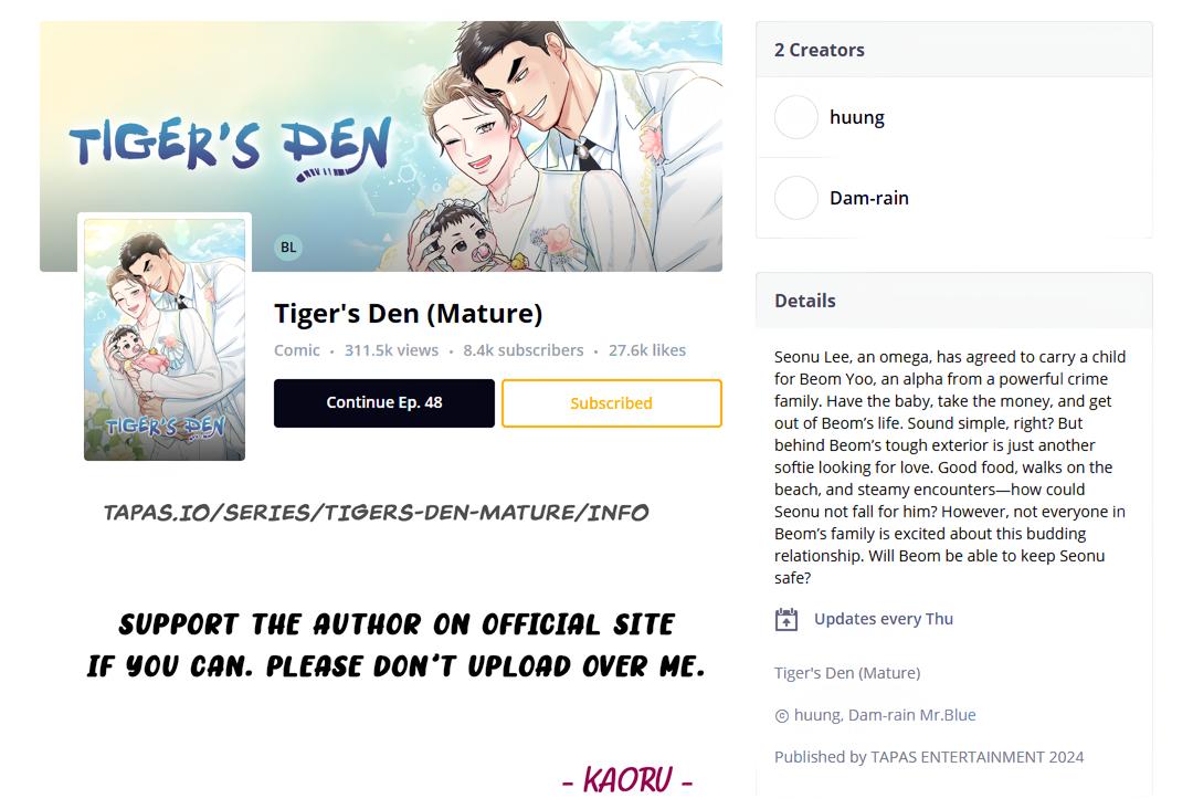 A Tiger's Den Chapter 74 page 37 - 