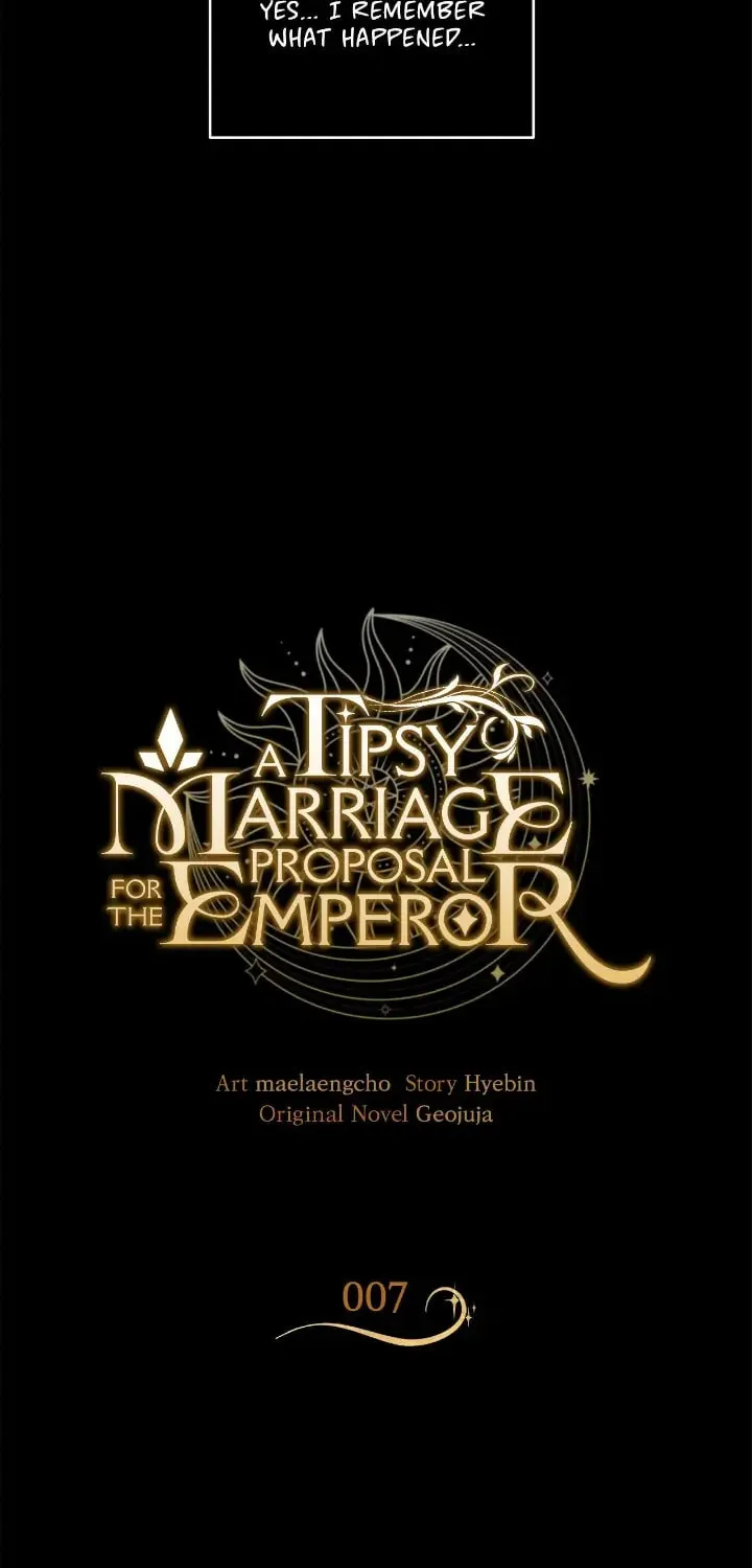 A Tipsy Marriage Proposal for the Emperor Chapter 7 page 10 - 