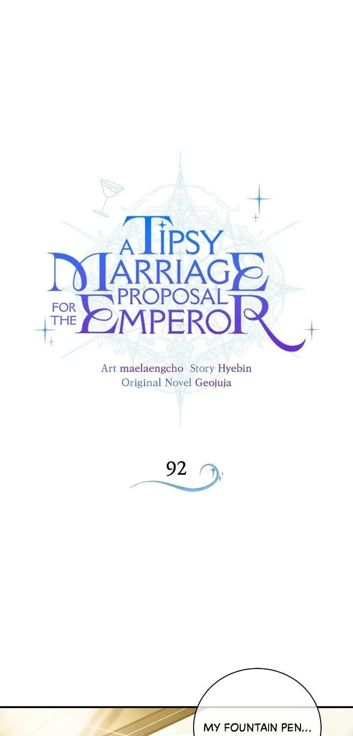 A Tipsy Marriage Proposal for the Emperor Chapter 92 page 9 - 