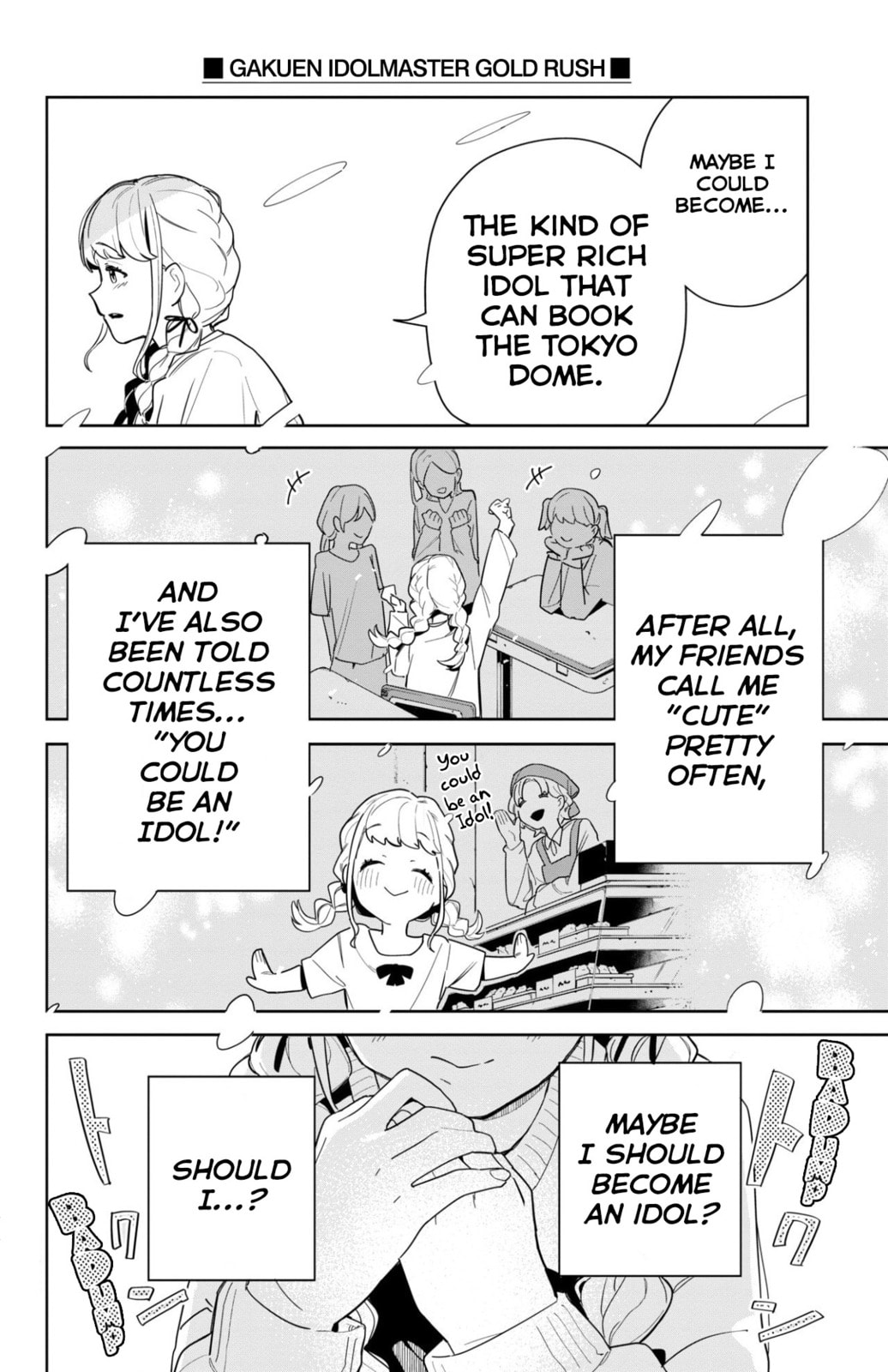 Academy Idolmaster: Gold Rush Chapter 1 page 12 - 
