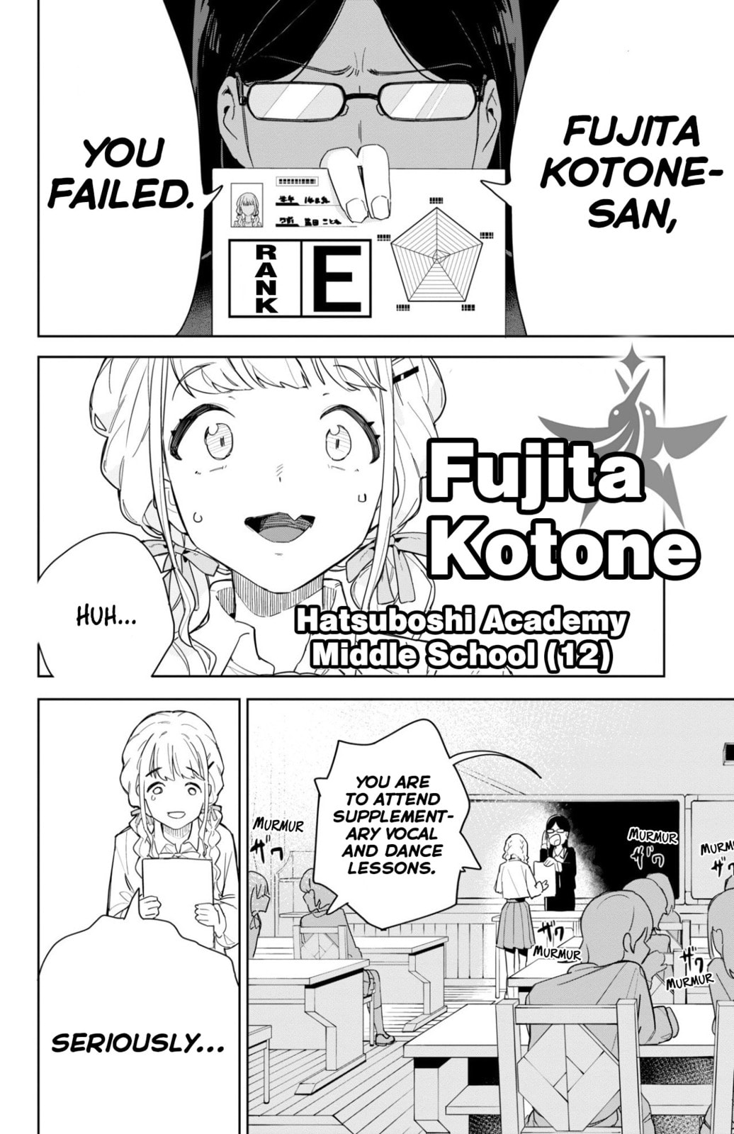 Academy Idolmaster: Gold Rush Chapter 1 page 14 - 