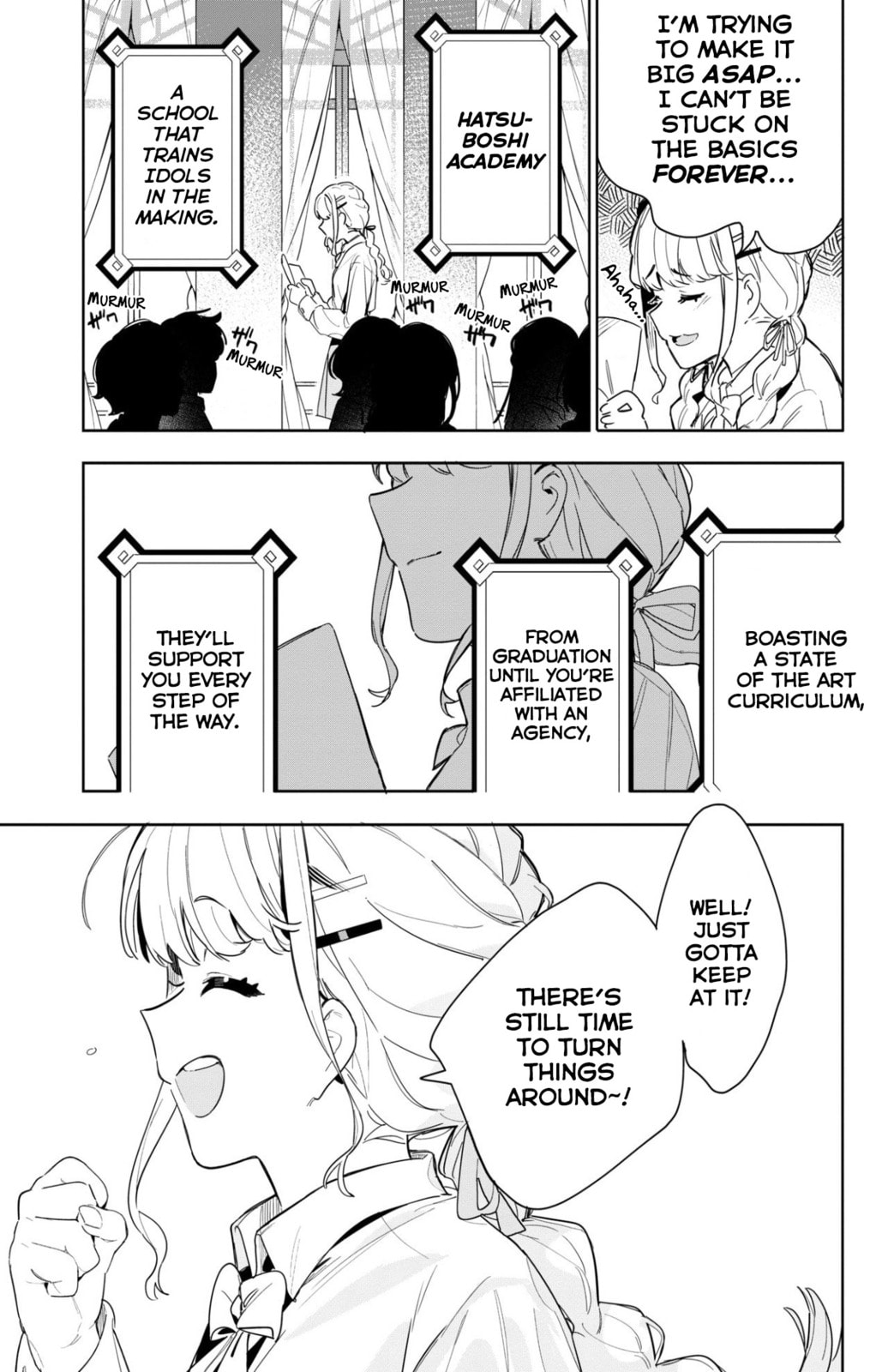 Academy Idolmaster: Gold Rush Chapter 1 page 15 - 