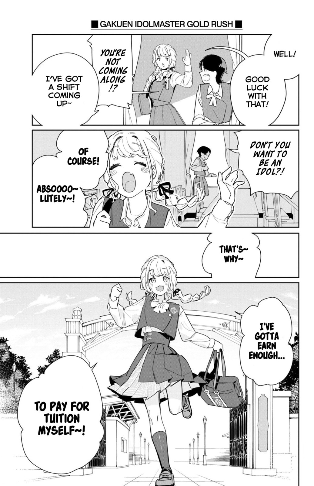 Academy Idolmaster: Gold Rush Chapter 1 page 25 - 