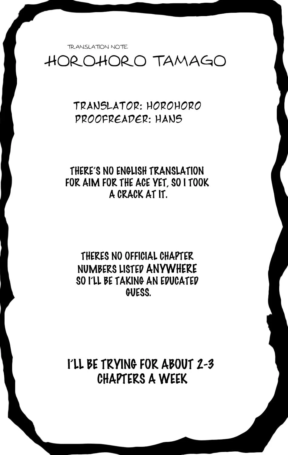 Ace o Nerae! Chapter 1 page 2 - 