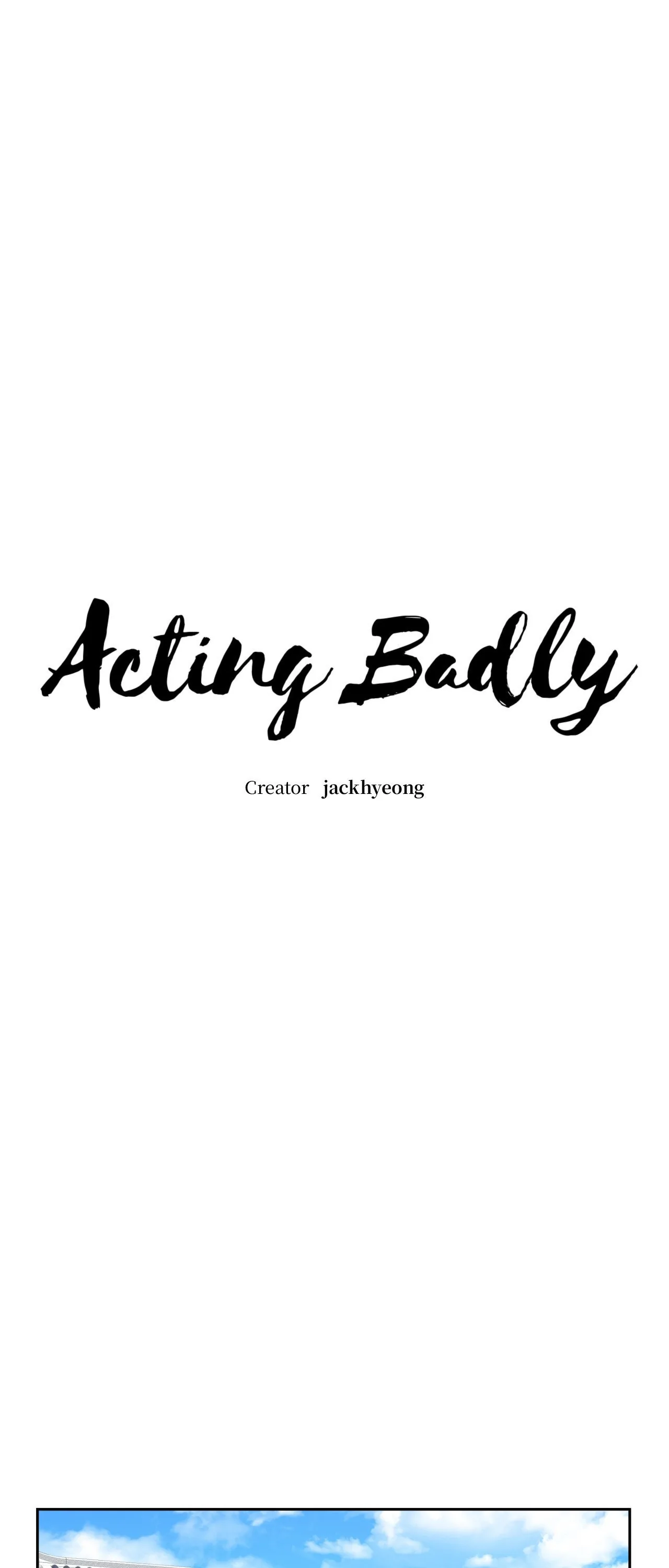 Acting Badly Chapter 10 page 1 - 