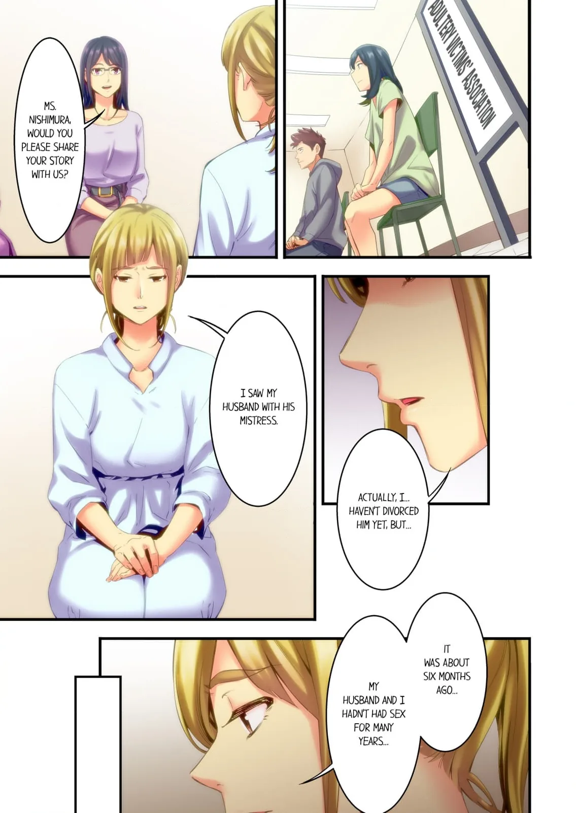 Adultery Victims Association ~ We Are Here to Take Your Revenge Chapter 4 page 1 - 