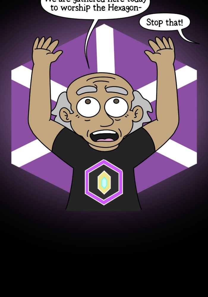 Adventures of God (S2) Ep. 1120 - Cult of the Hexagon page 3 - 