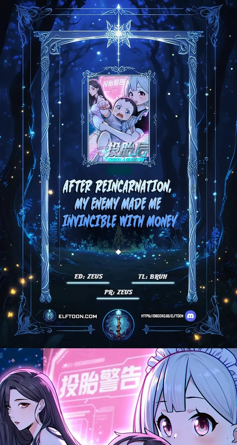 After Reincarnation, My Enemy Made Me Invincible with Money Chapter 39 page 1 - 