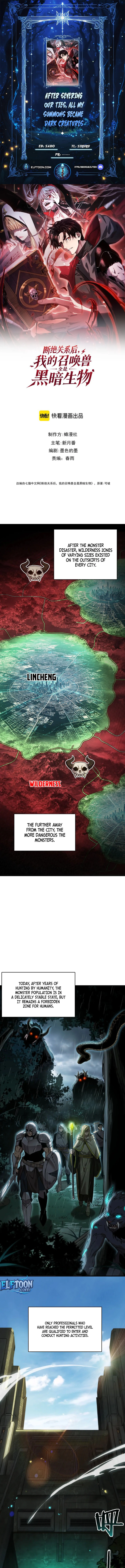 After Severing Our Ties, All My Summons Became Dark Creatures Chapter 16 page 1 - 