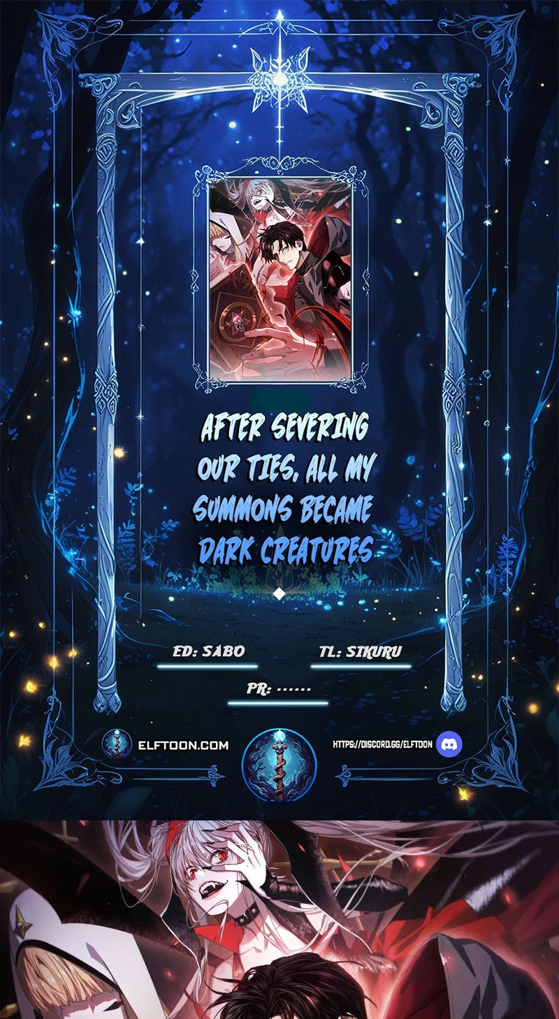 After Severing Our Ties, All My Summons Became Dark Creatures Chapter 8 page 1 - 