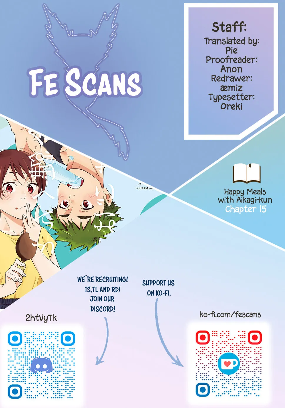 Aikagi-kun to Shiawase Gohan Chapter 15 page 1 - 