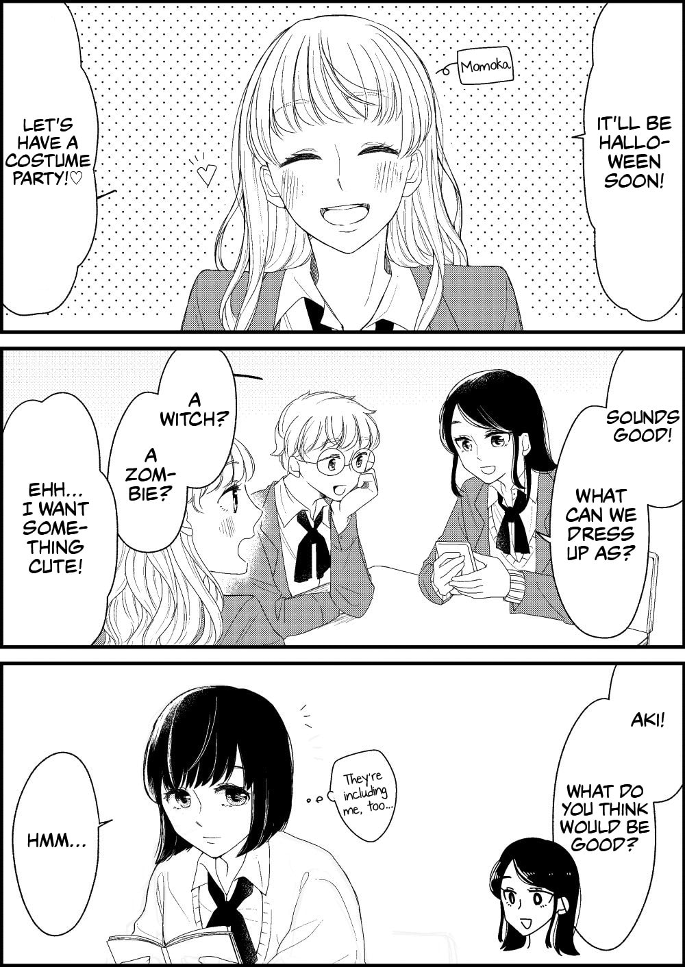 Aki/Momo Chapter 1.3 page 1 - 