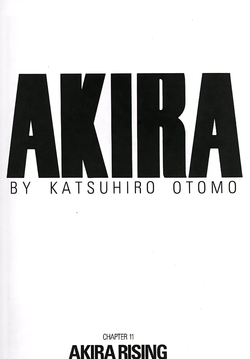 Akira (Colored) Chapter 11 page 1 - 