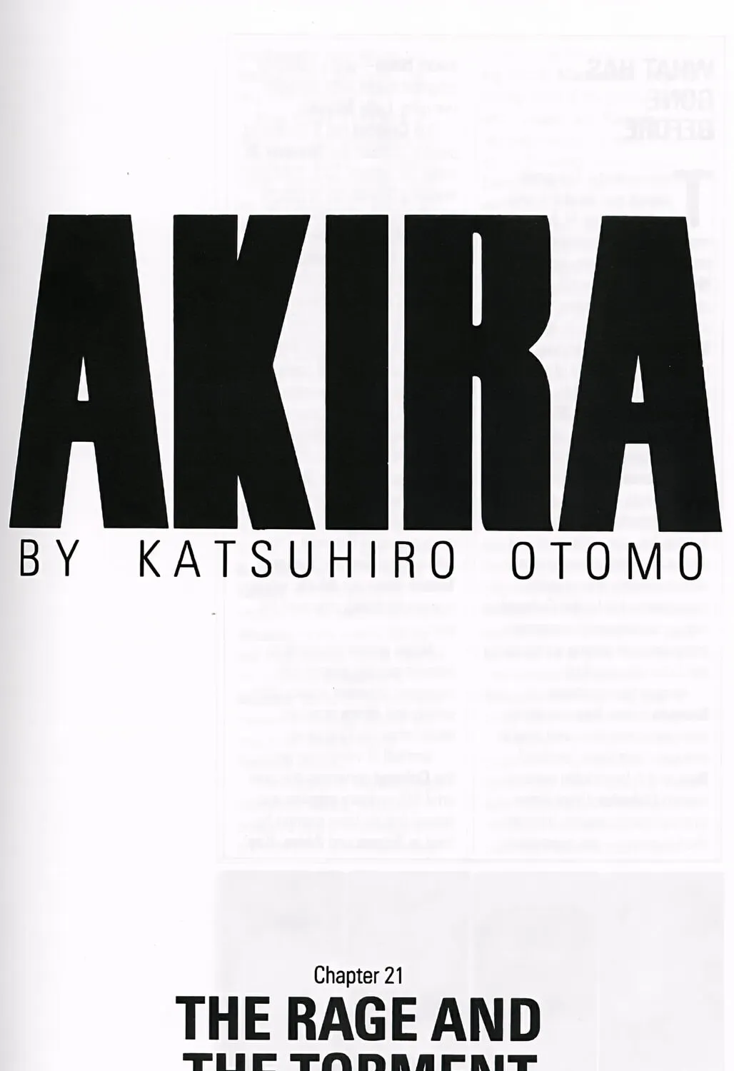 Akira (Colored) Chapter 21 page 1 - 