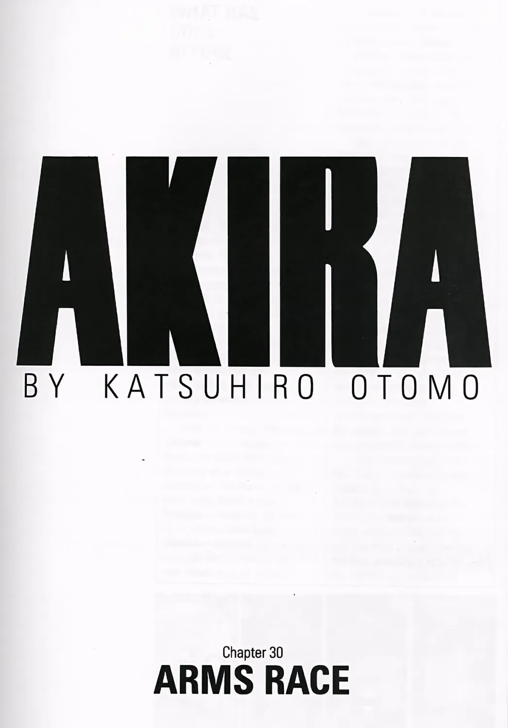Akira (Colored) Chapter 30 page 1 - 