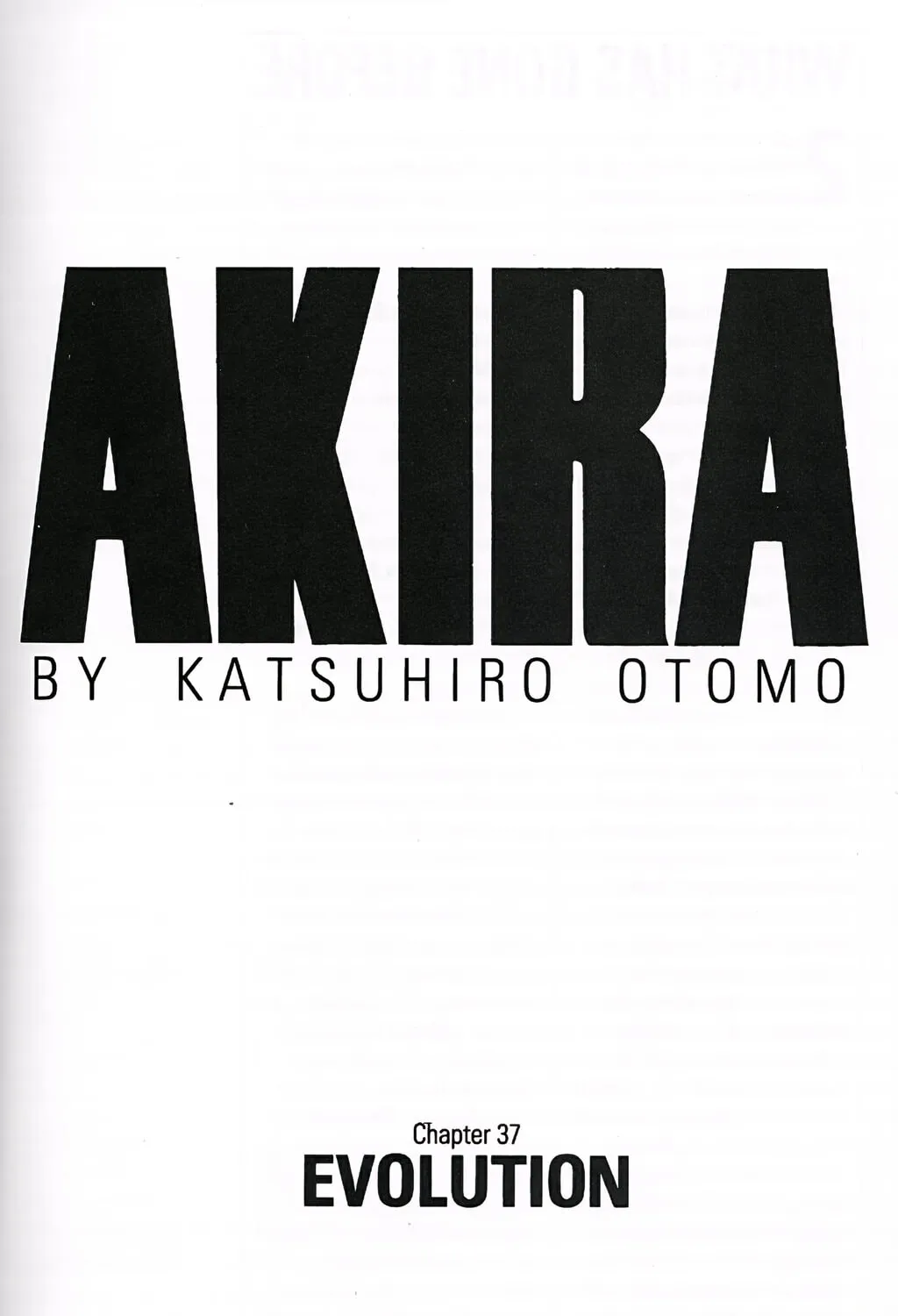 Akira (Colored) Chapter 37 page 1 - 