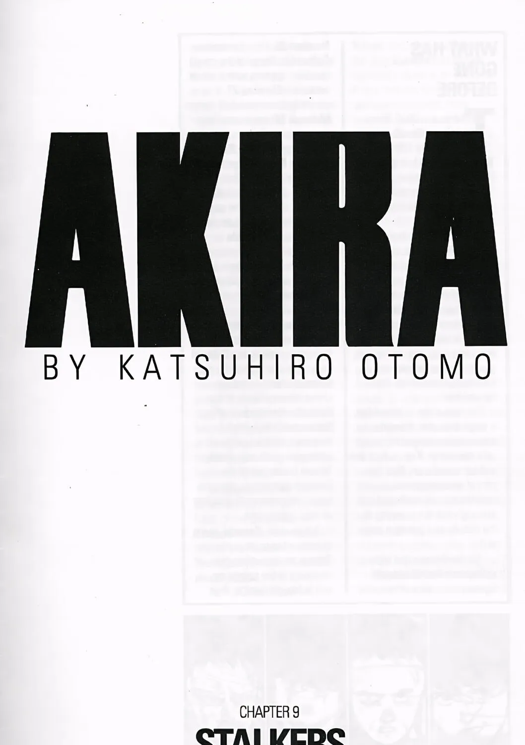 Akira (Colored) Chapter 9 page 1 - 