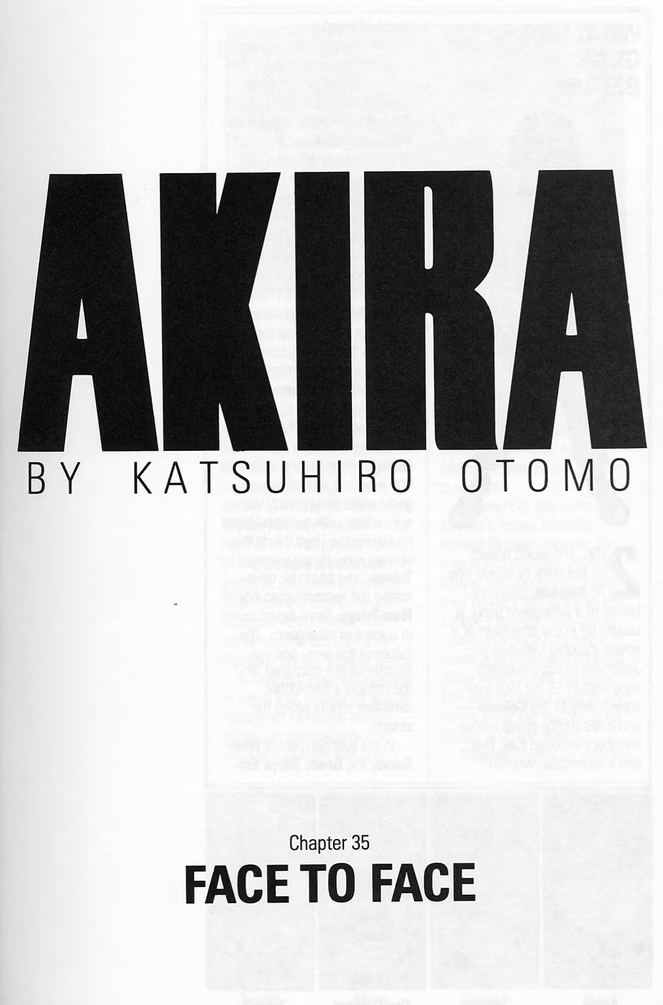 Akira (Official Colored) Chapter 35 page 4 - 
