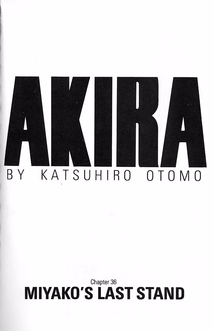 Akira (Official Colored) Chapter 36 page 3 - 