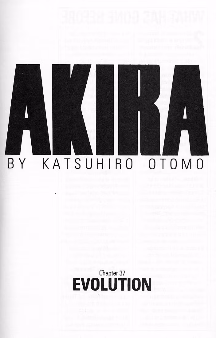 Akira (Official Colored) Chapter 37 page 3 - 