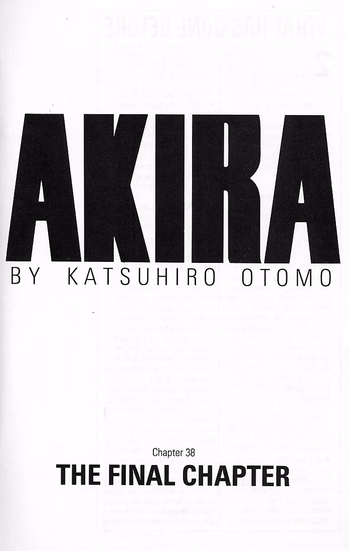 Akira (Official Colored) Chapter 38 page 3 - 