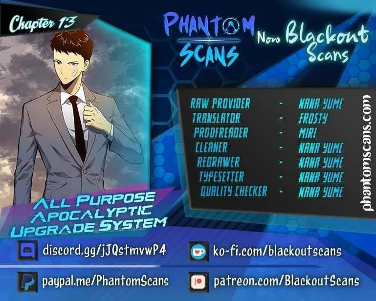 All Purpose Apocalyptic Upgrade System Chapter 13 page 1 - 