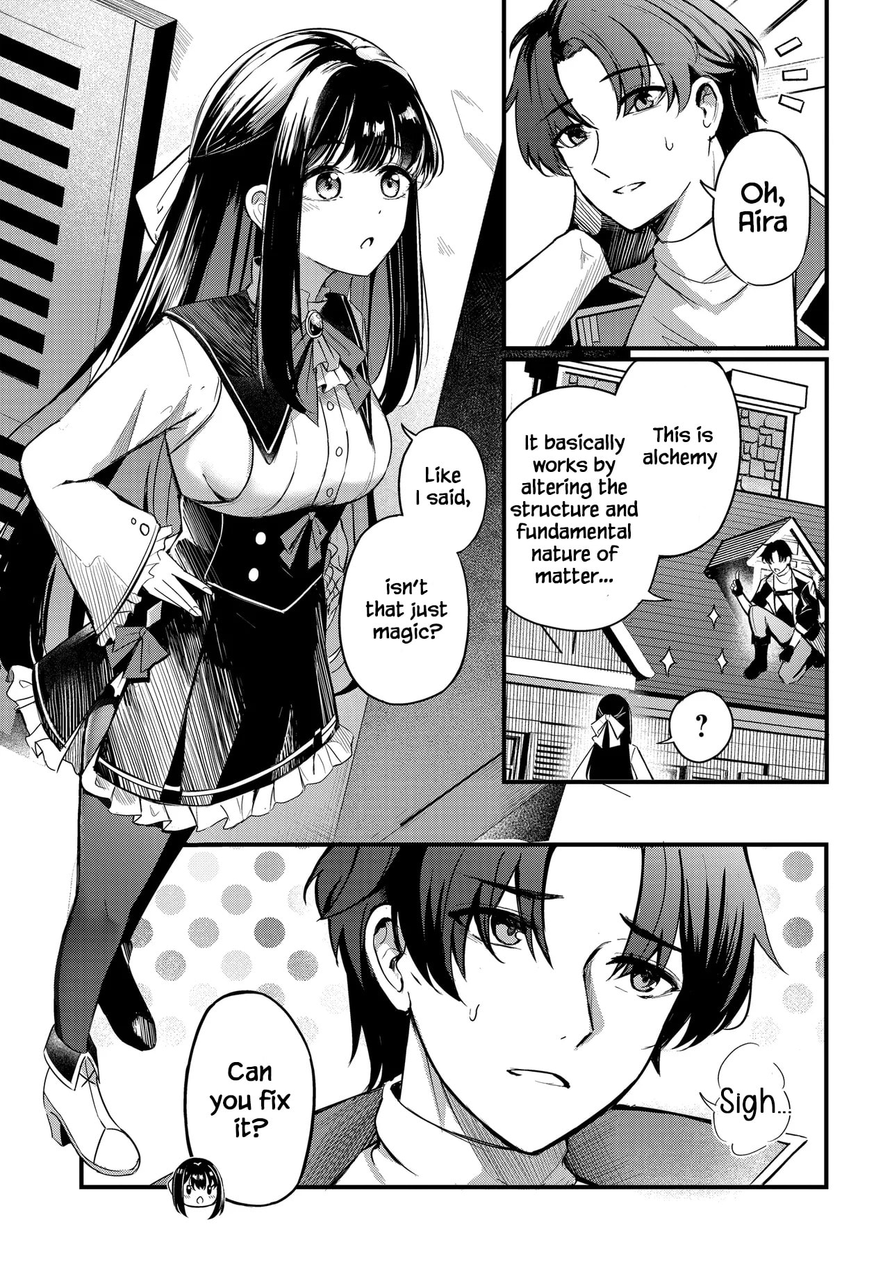 An Alchemist Who Started Working as a Handyman at an Inn Ends Up Living with the Inn's Lovely Girls Chapter 1 page 4 - 