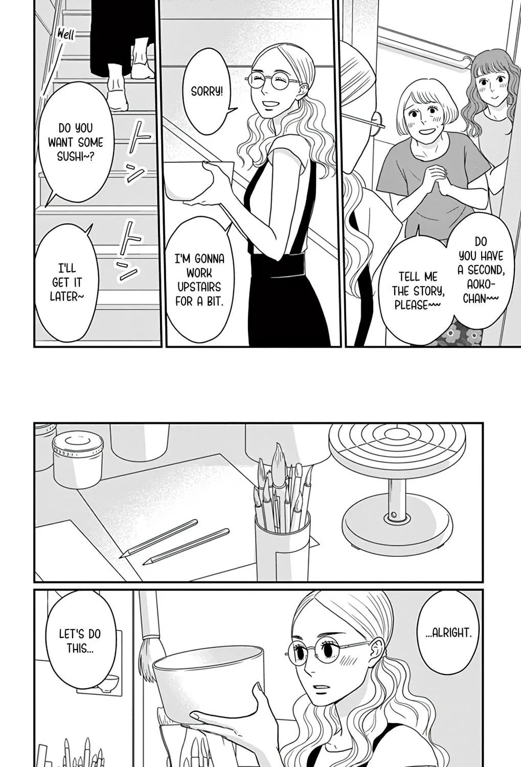 Ao no Hana Utsuwa no Mori Chapter 24 page 69 - 