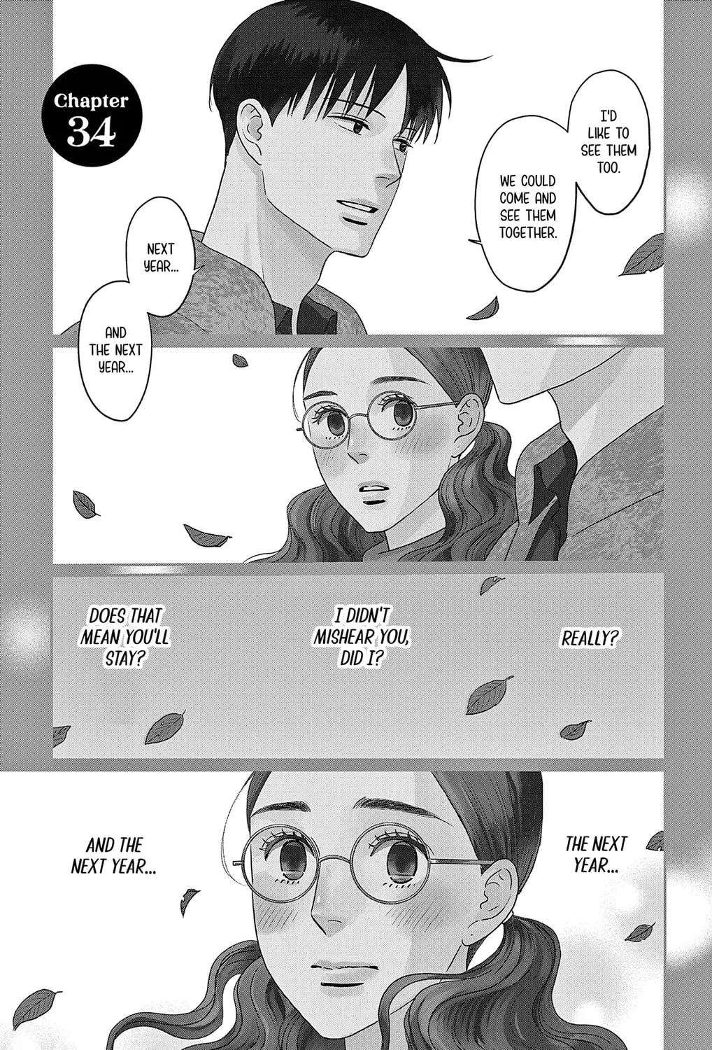 Ao no Hana Utsuwa no Mori Chapter 34 page 1 - 