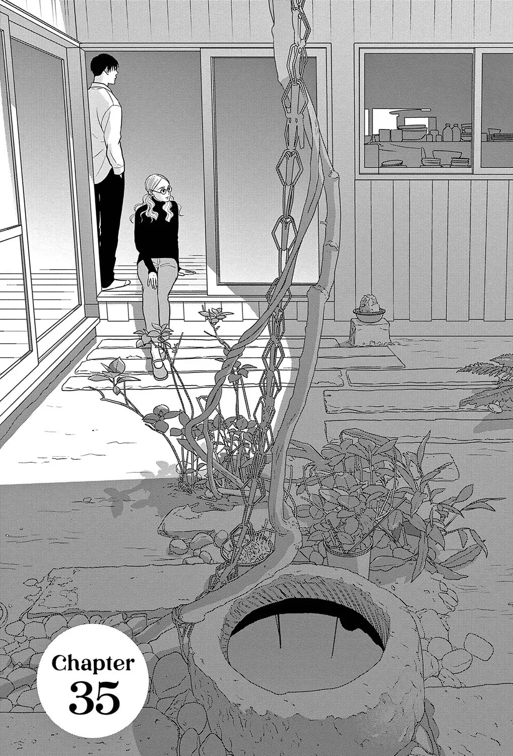 Ao no Hana Utsuwa no Mori Chapter 35 page 1 - 
