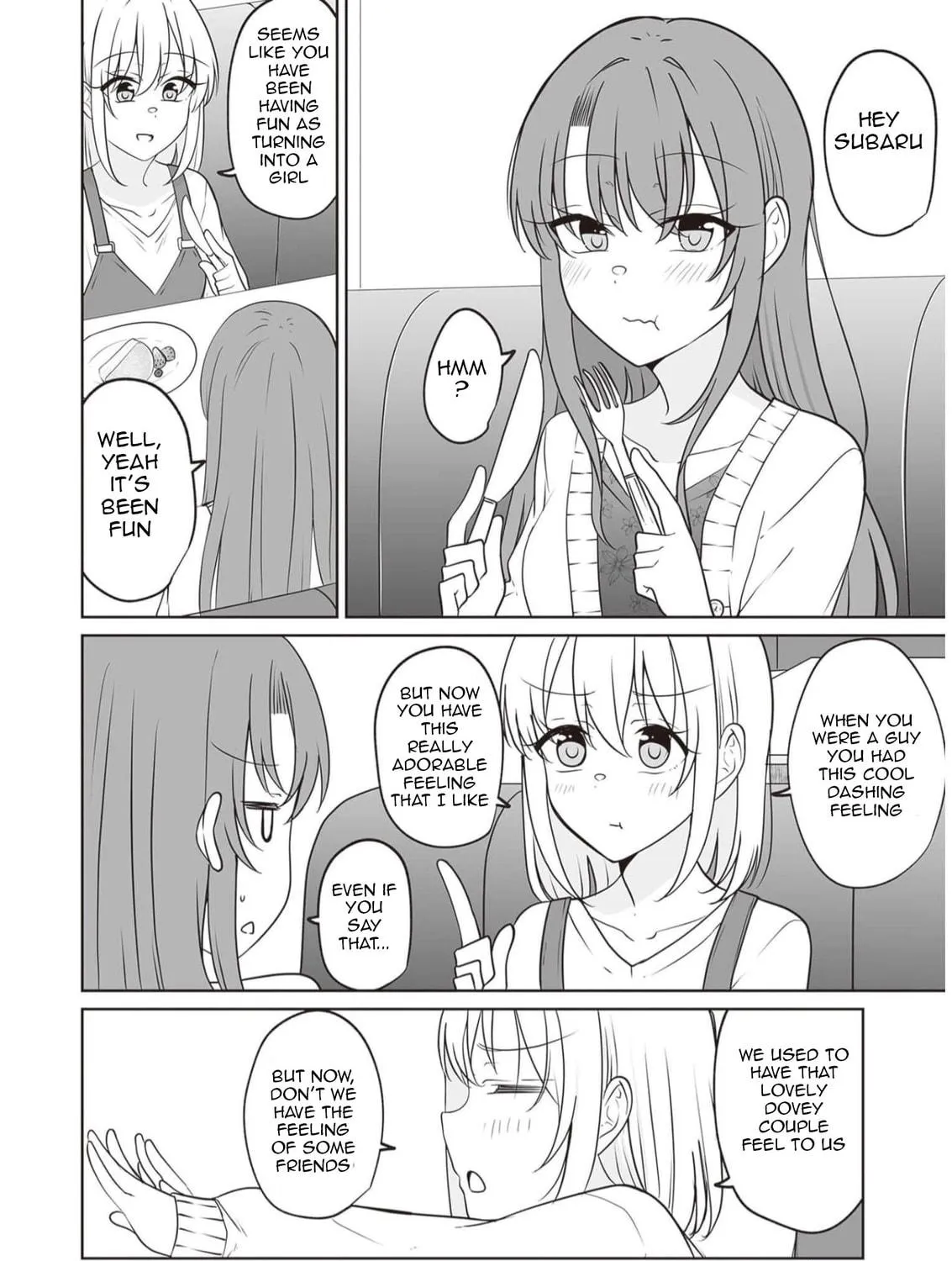 Aru Hi Kareshi ga Onnanoko ni Natte Shimatta Couple no Nichijou Chapter 50.5 page 11 - 