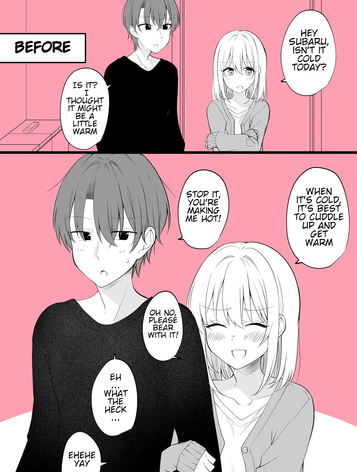 Aru Hi Kareshi ga Onnanoko ni Natte Shimatta Couple no Nichijou Chapter 51 page 1 - 