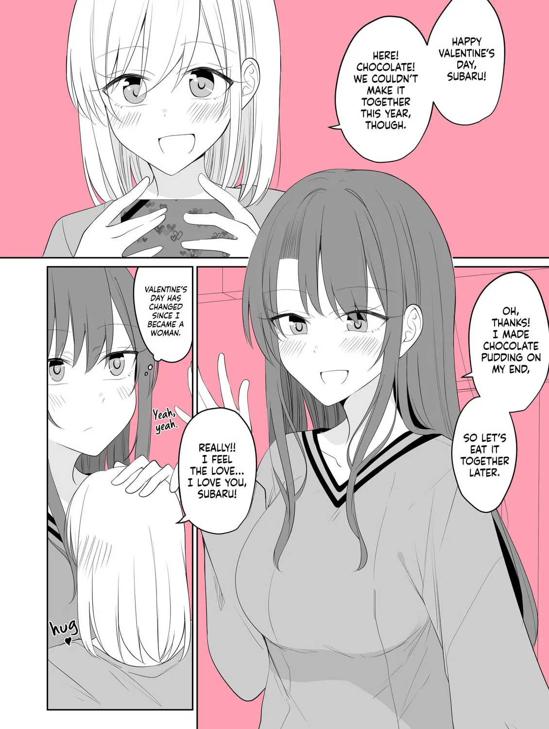 Aru Hi Kareshi ga Onnanoko ni Natte Shimatta Couple no Nichijou Chapter 53 page 1 - 