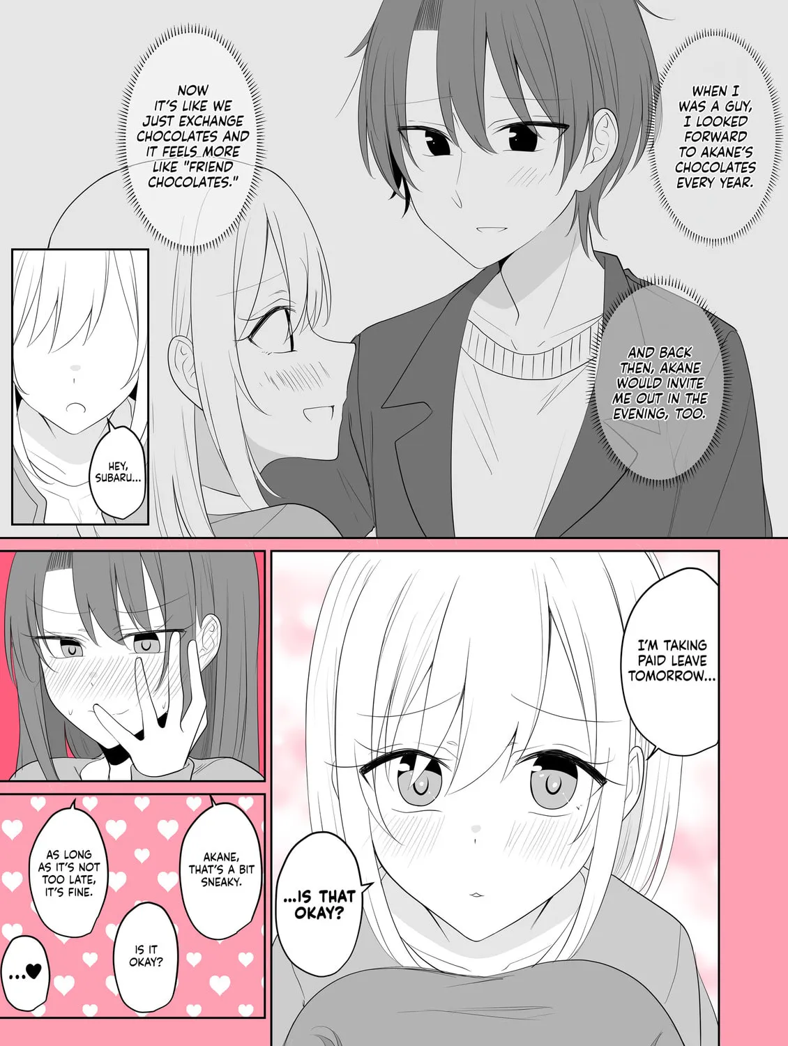 Aru Hi Kareshi ga Onnanoko ni Natte Shimatta Couple no Nichijou Chapter 53 page 3 - 