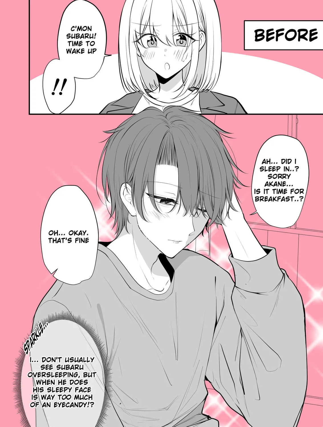 Aru Hi Kareshi ga Onnanoko ni Natte Shimatta Couple no Nichijou Chapter 56 page 1 - 