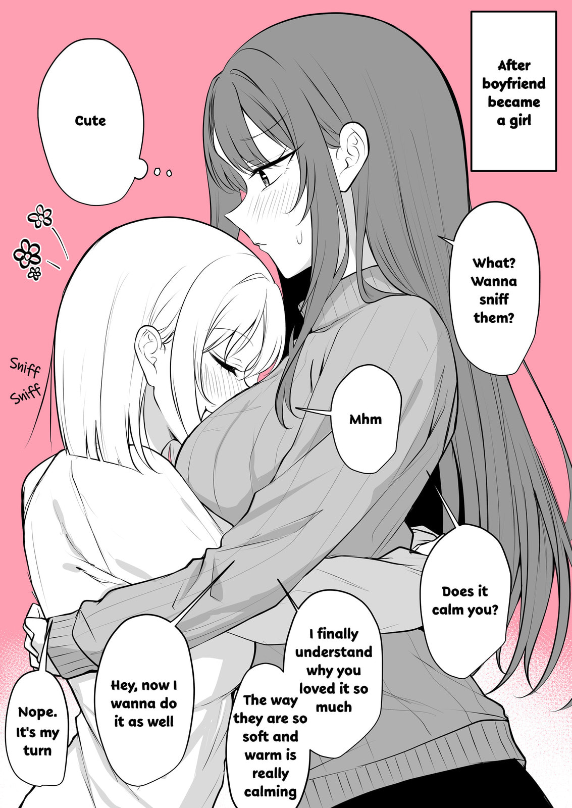 Aru Hi Kareshi ga Onnanoko ni Natte Shimatta Couple no Nichijou Chapter 57 page 2 - 