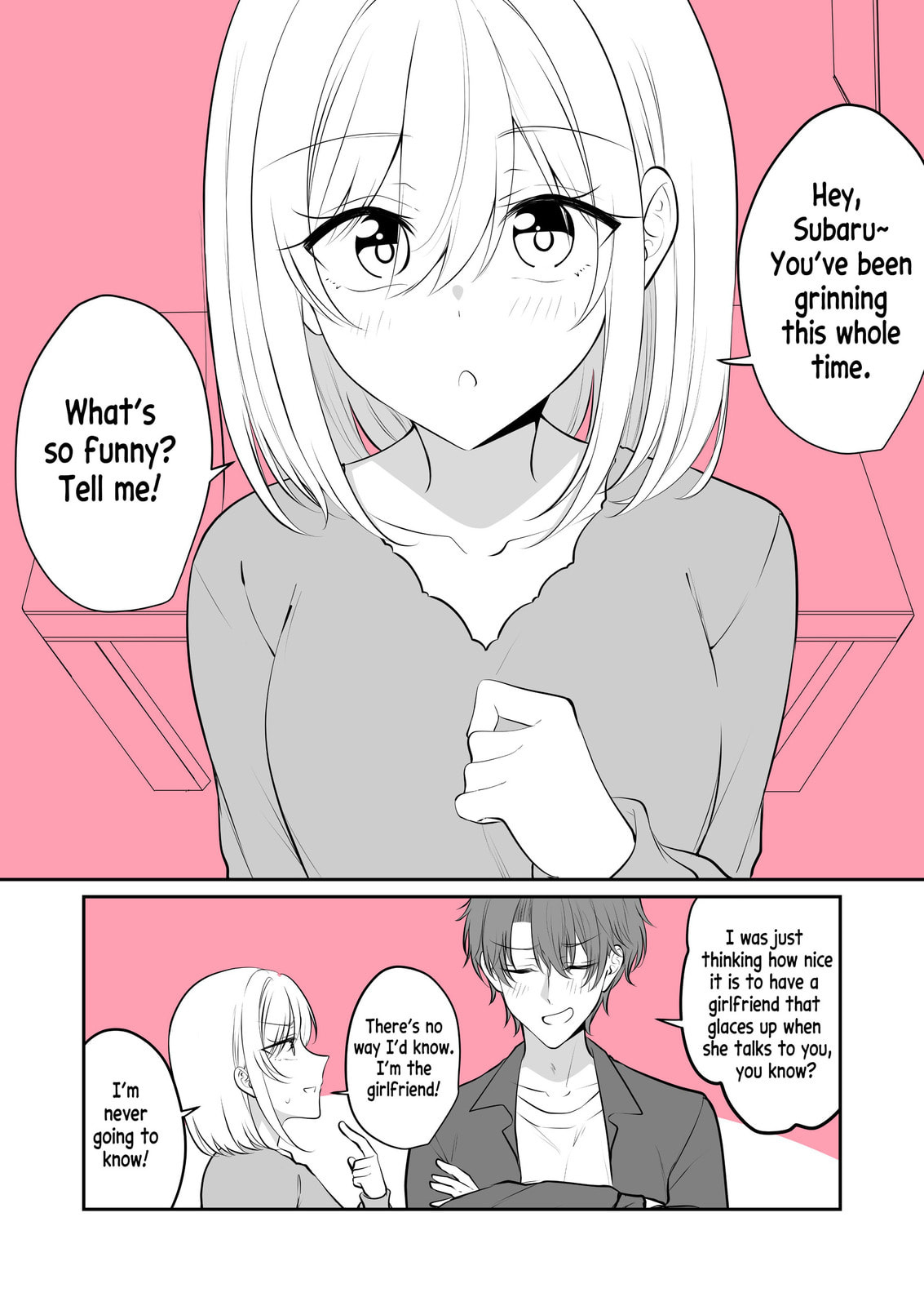 Aru Hi Kareshi ga Onnanoko ni Natte Shimatta Couple no Nichijou Chapter 60 page 1 - 