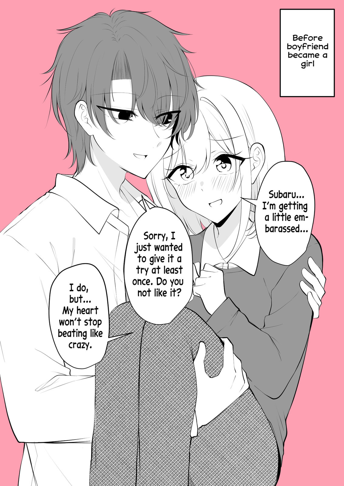 Aru Hi Kareshi ga Onnanoko ni Natte Shimatta Couple no Nichijou Chapter 61 page 1 - 