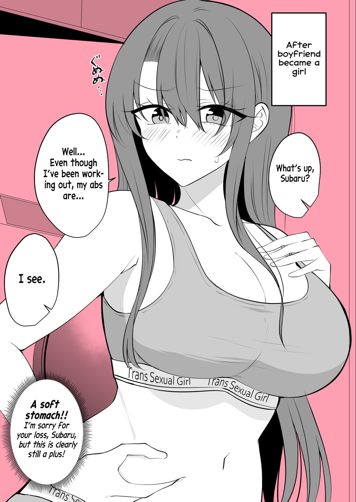 Aru Hi Kareshi ga Onnanoko ni Natte Shimatta Couple no Nichijou Chapter 63 page 2 - 