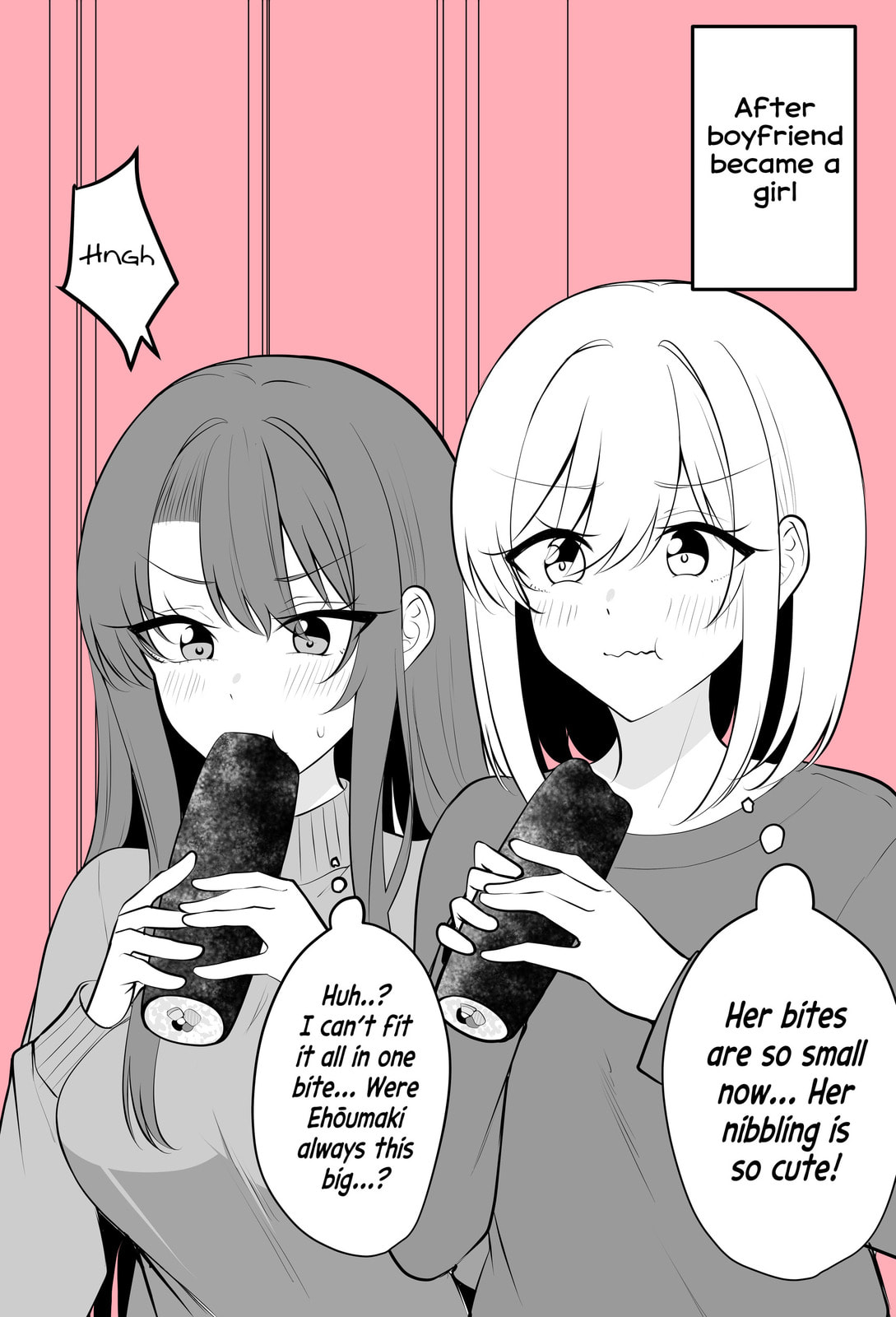 Aru Hi Kareshi ga Onnanoko ni Natte Shimatta Couple no Nichijou Chapter 65 page 2 - 