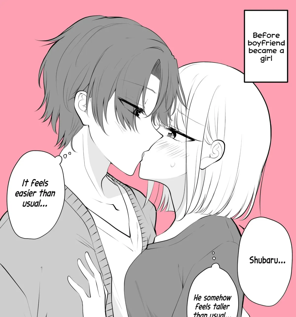 Aru Hi Kareshi ga Onnanoko ni Natte Shimatta Couple no Nichijou Chapter 66 page 1 - 