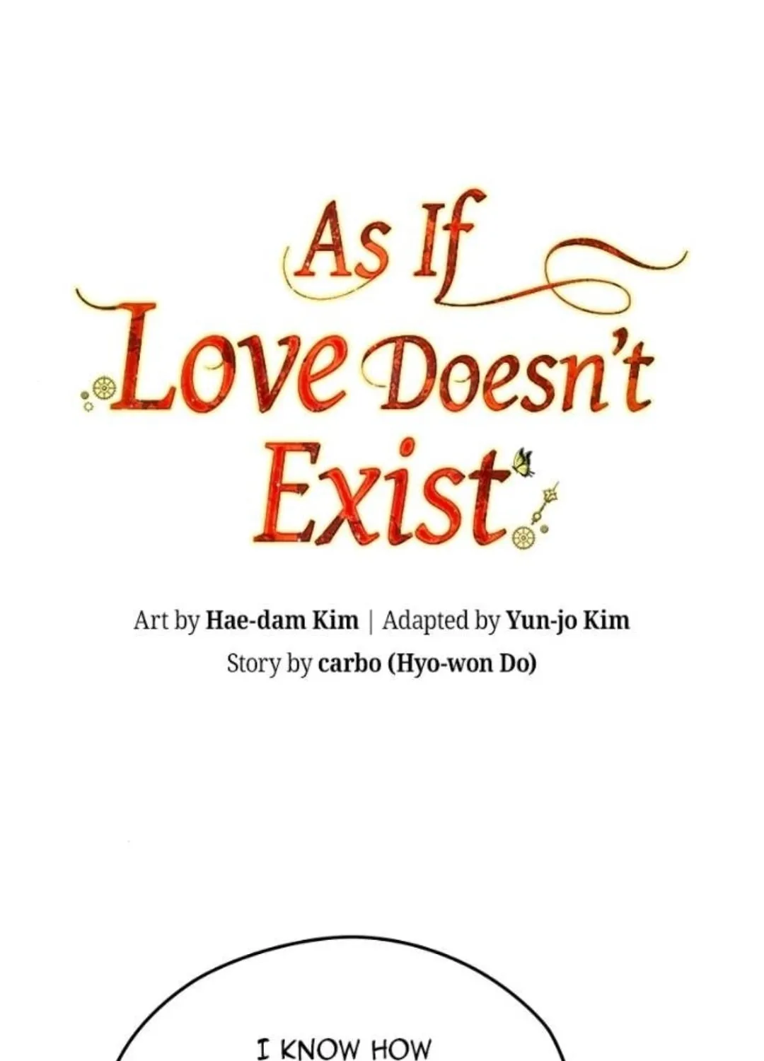 As If Love Doesn't Exist Chapter 71 page 1 - 